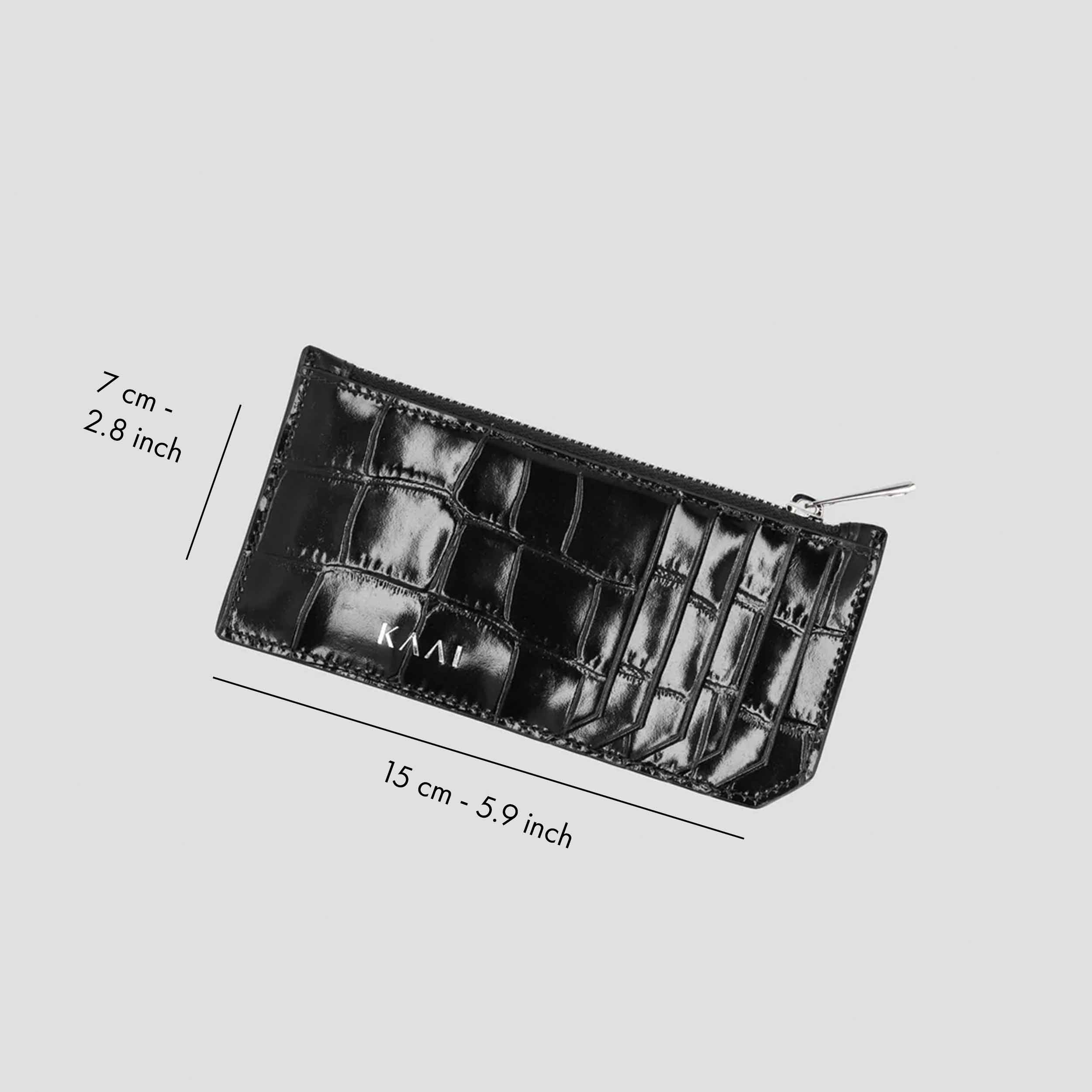 Cardholder - croco black - Image 2