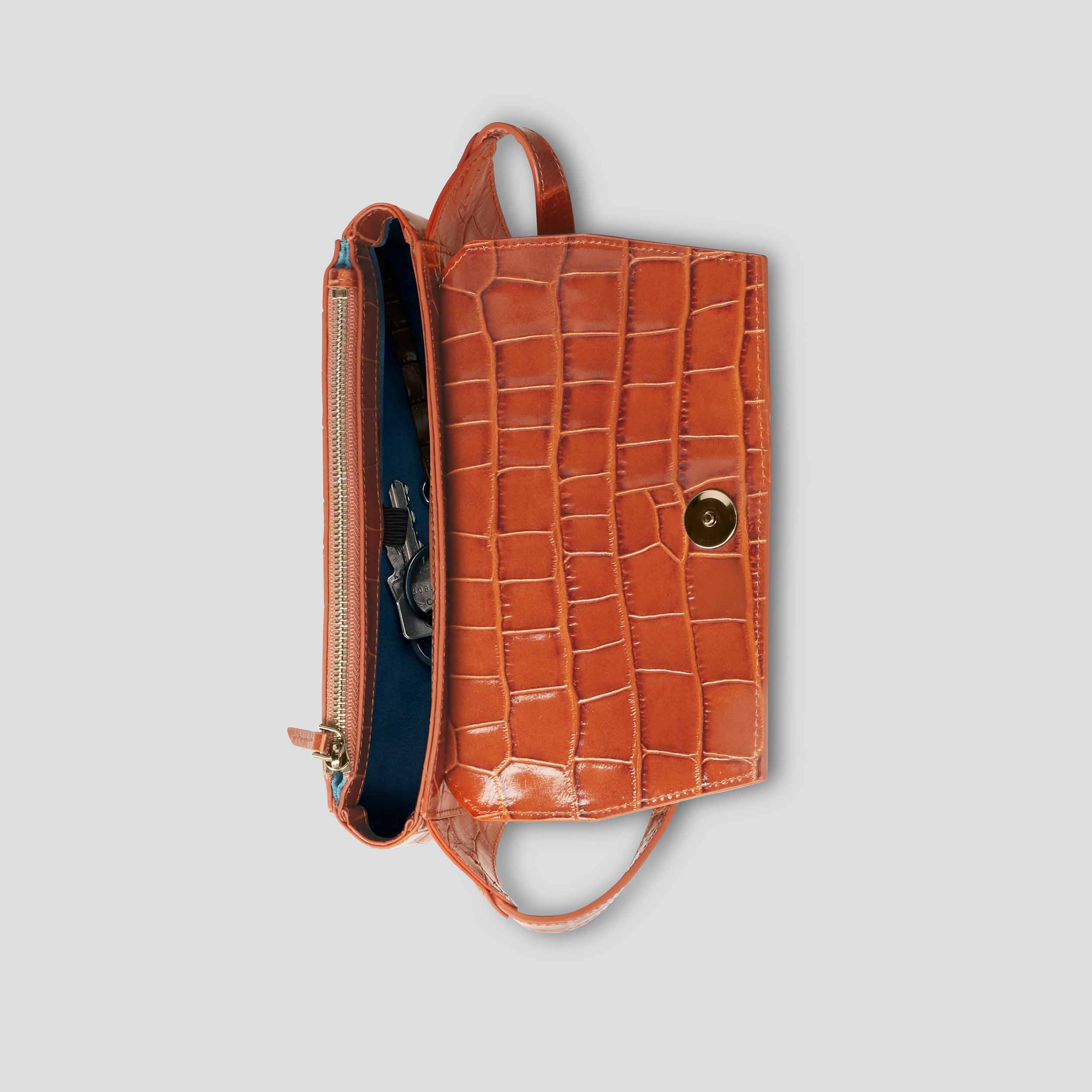 Ikon Belt Bag - croco maple brown - Image 2