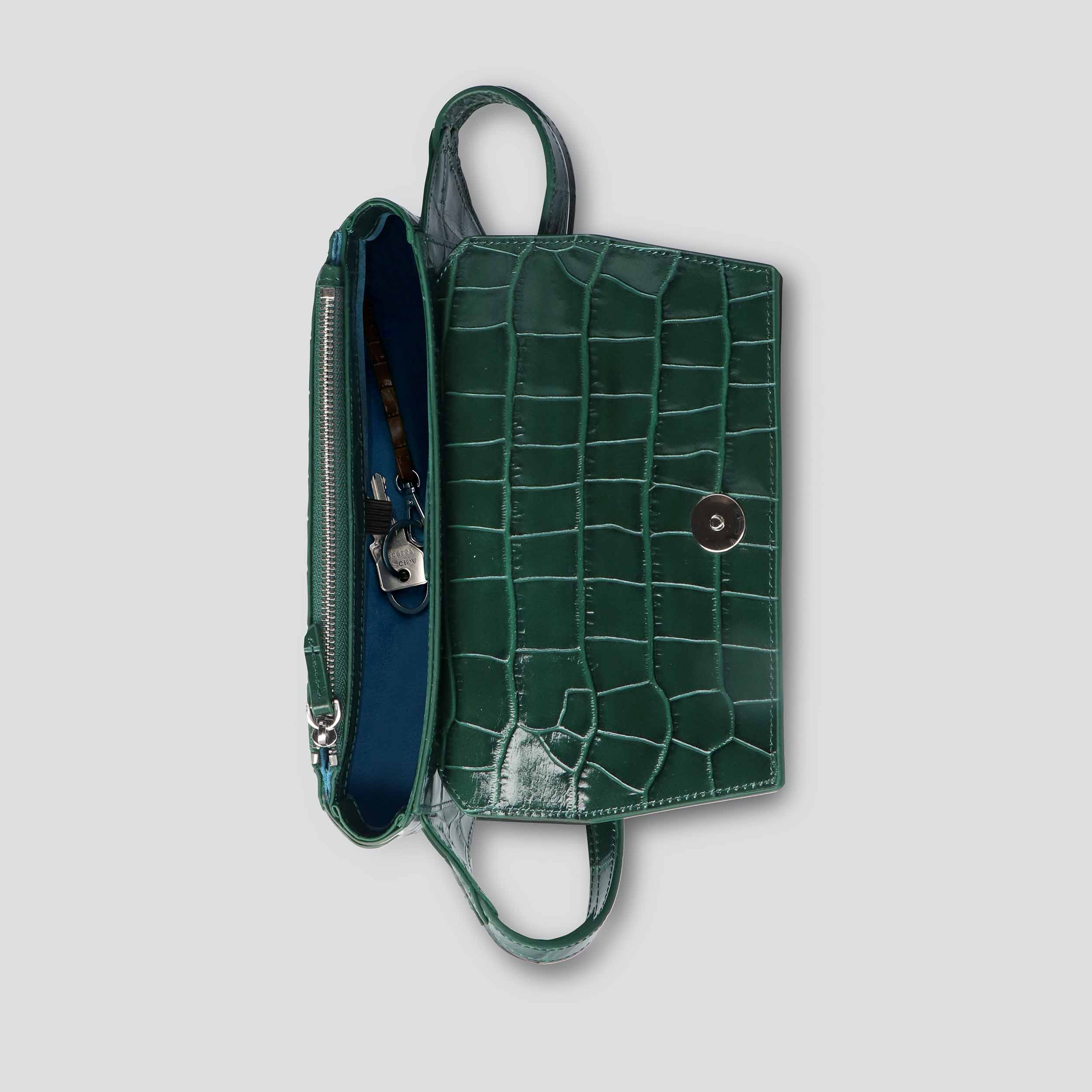 Ikon Belt Bag - croco pine green - Image 2