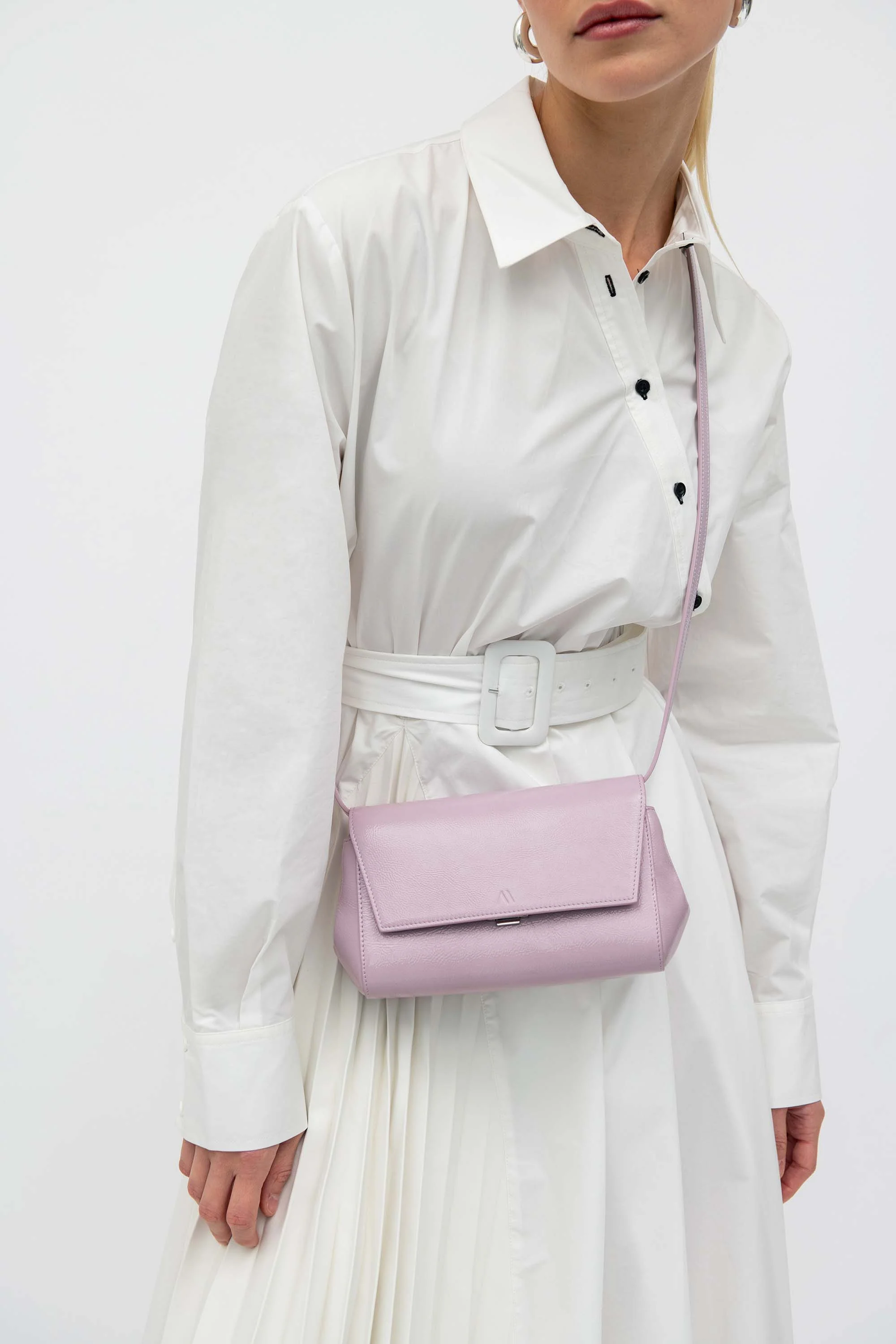 Ikon Clutch - naplack light lilac - Image 3