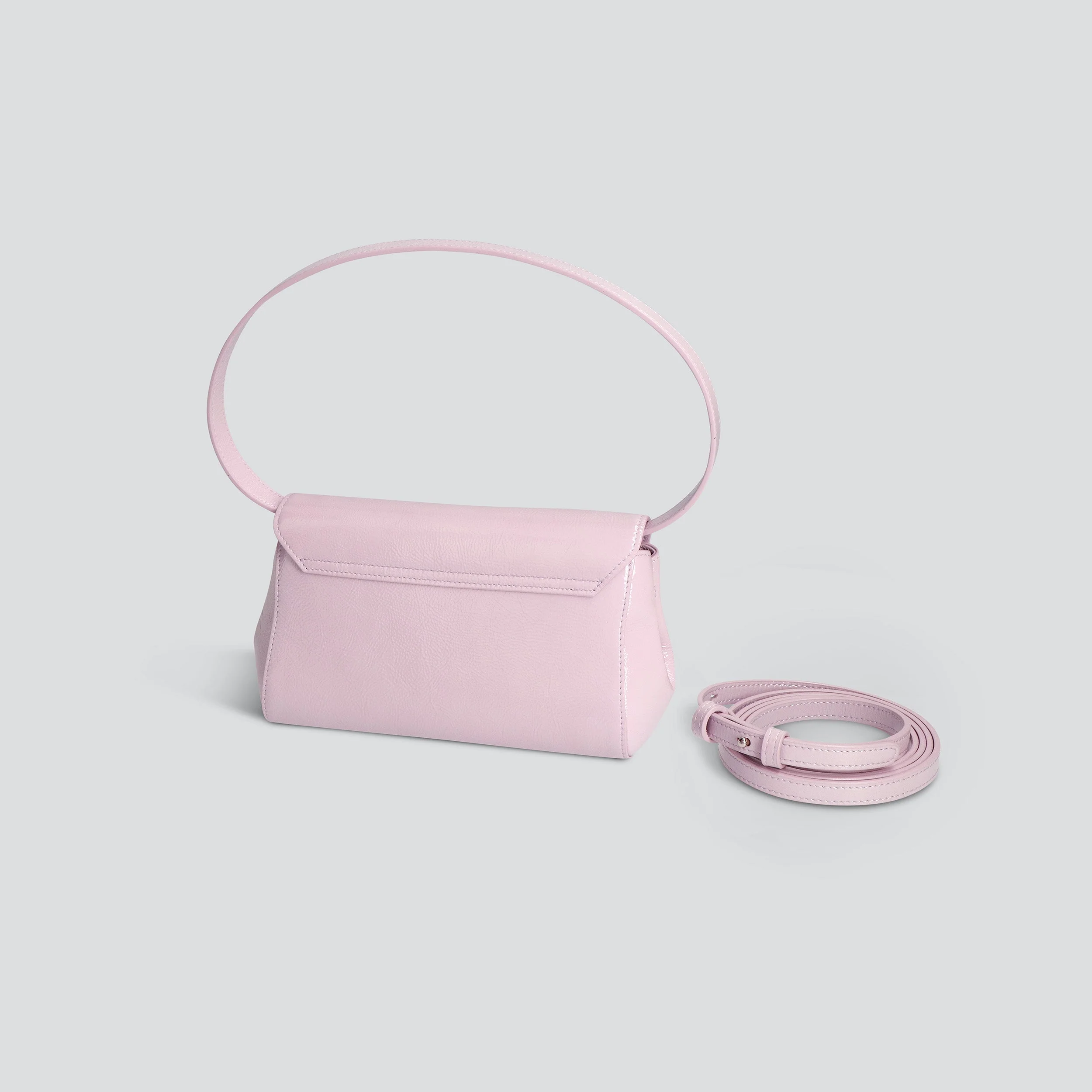 Ikon Clutch - naplack light lilac - Image 6