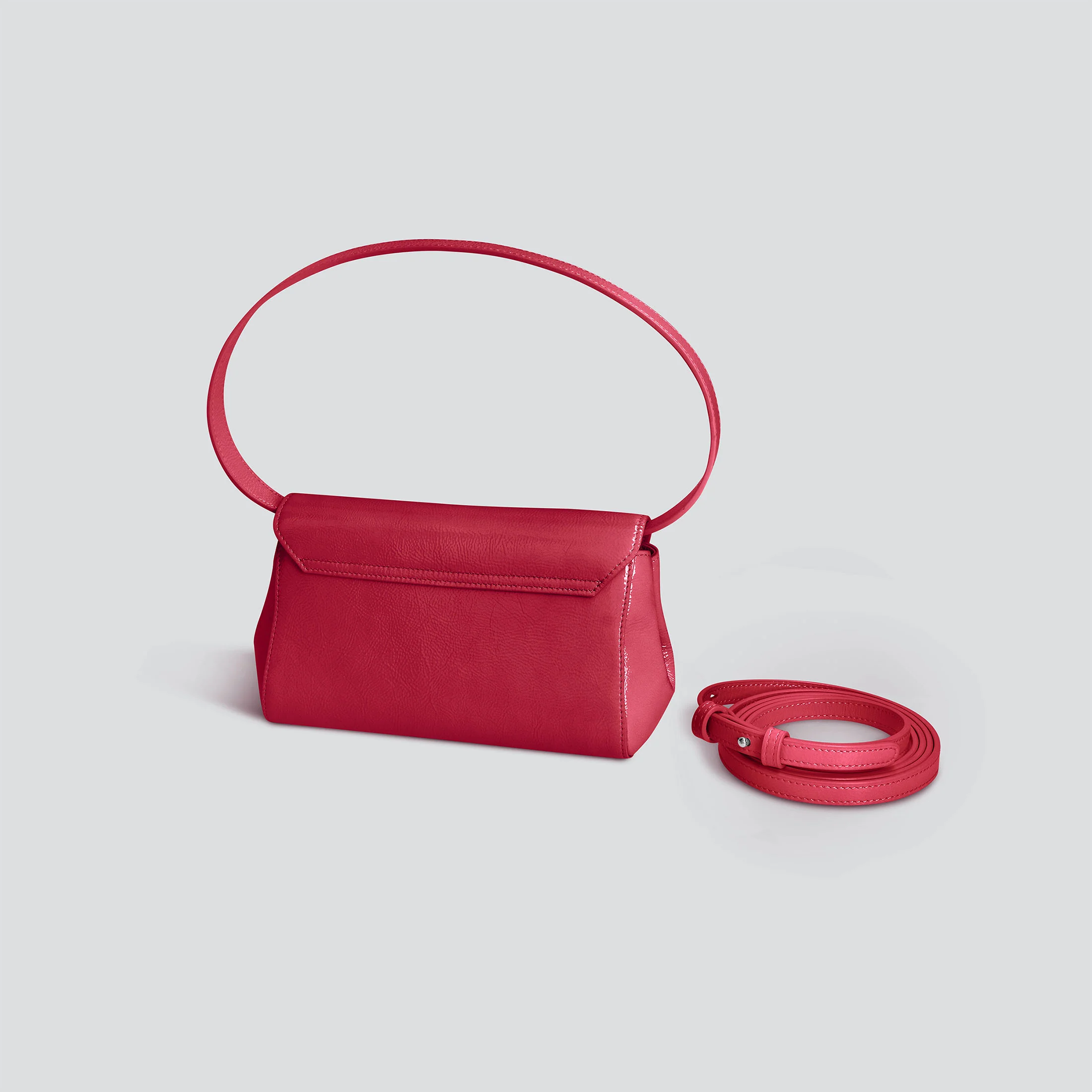 Ikon Clutch - naplack ruby pink - Image 4