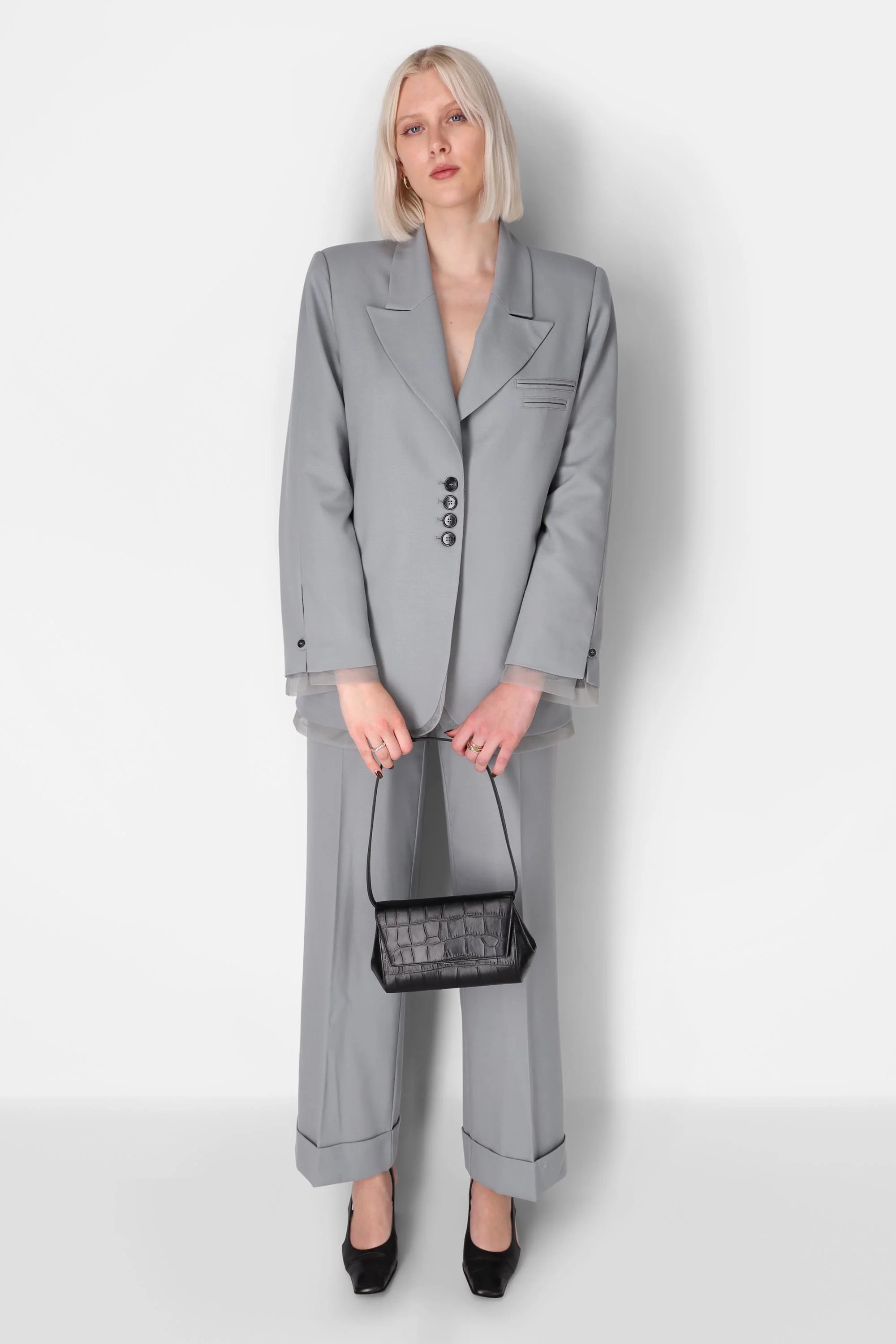 Ikon Clutch - soft croco black - Image 6