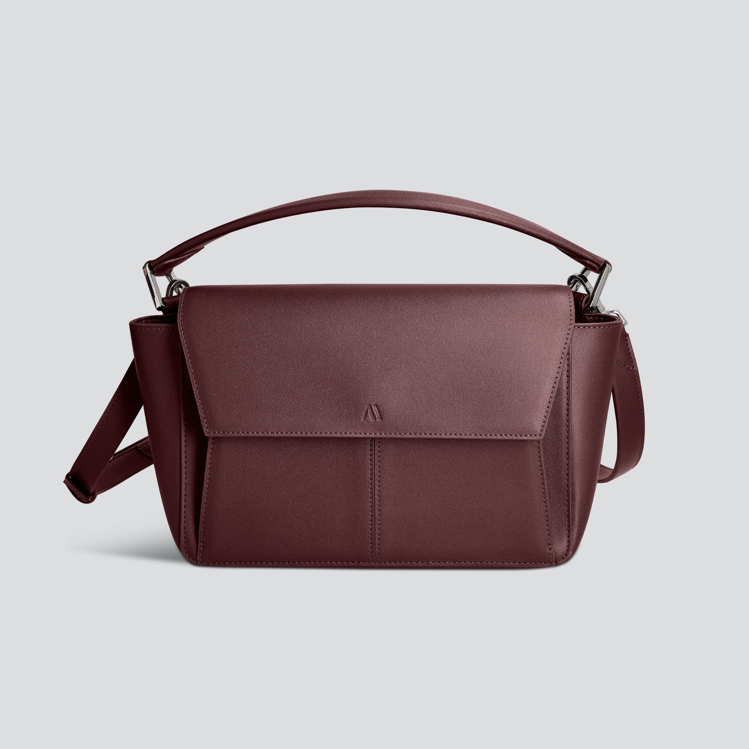 Ikon Shoulder Bag - dark burgundy