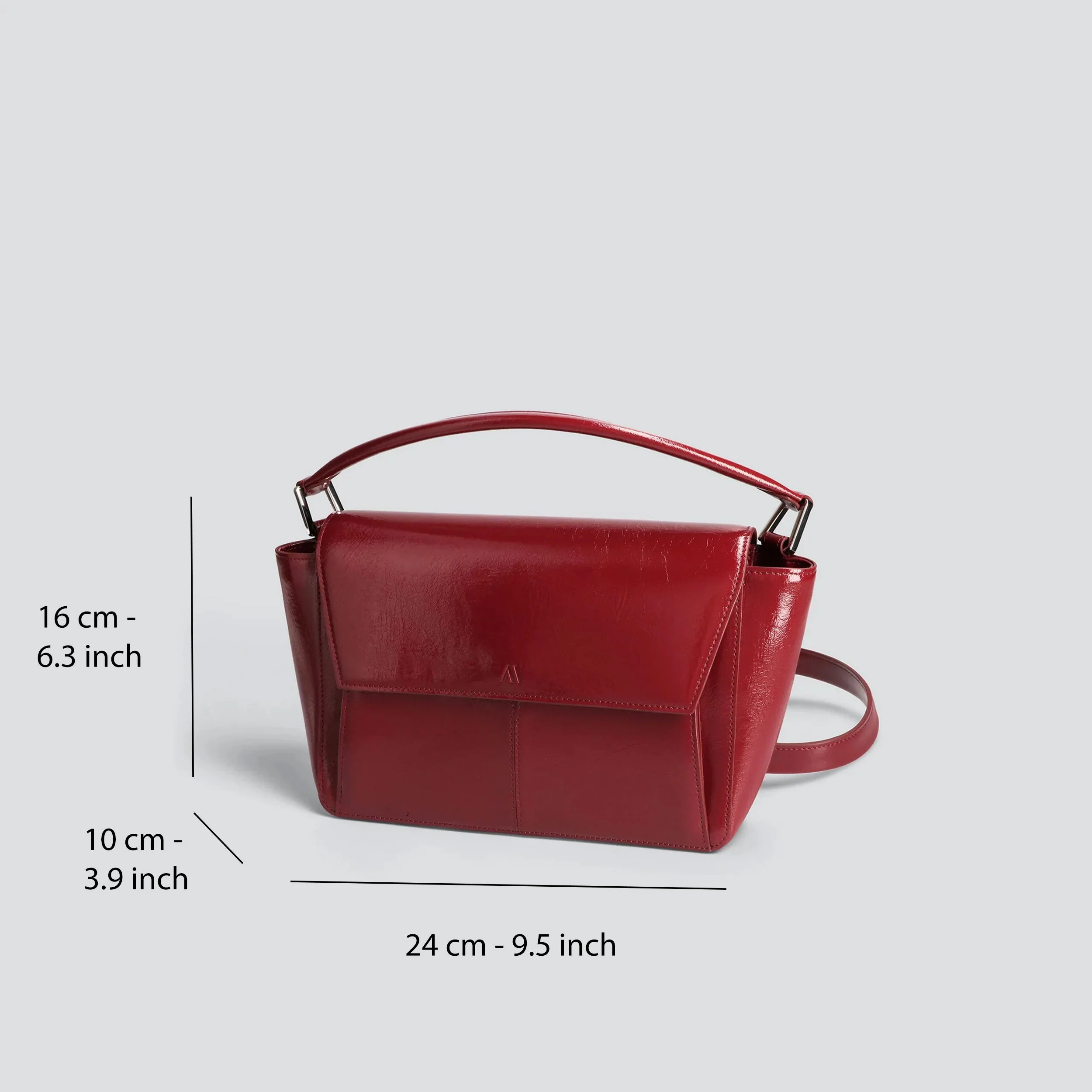 Ikon Shoulder Bag - naplack sangria red - Image 3