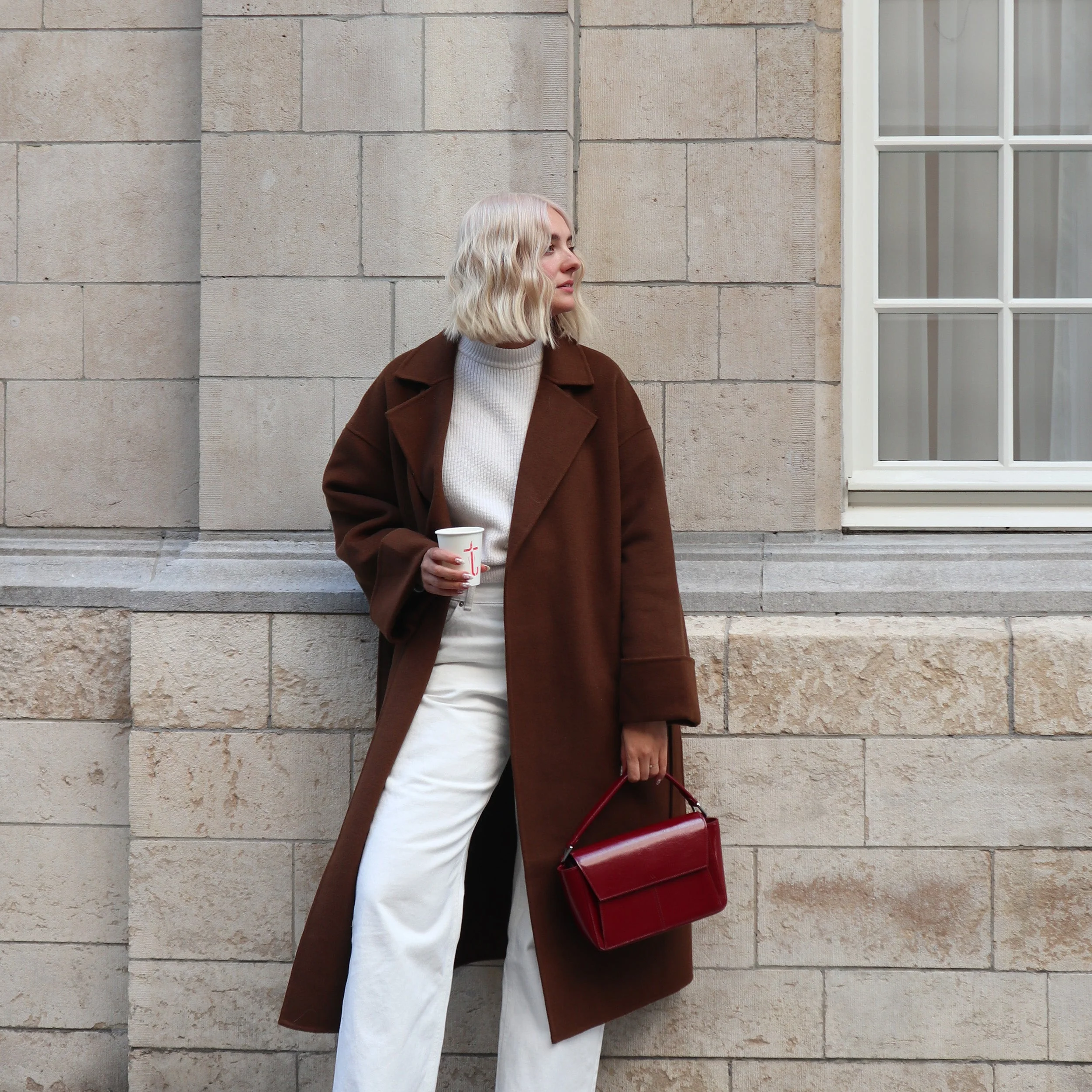 Ikon Shoulder Bag - naplack sangria red - Image 5