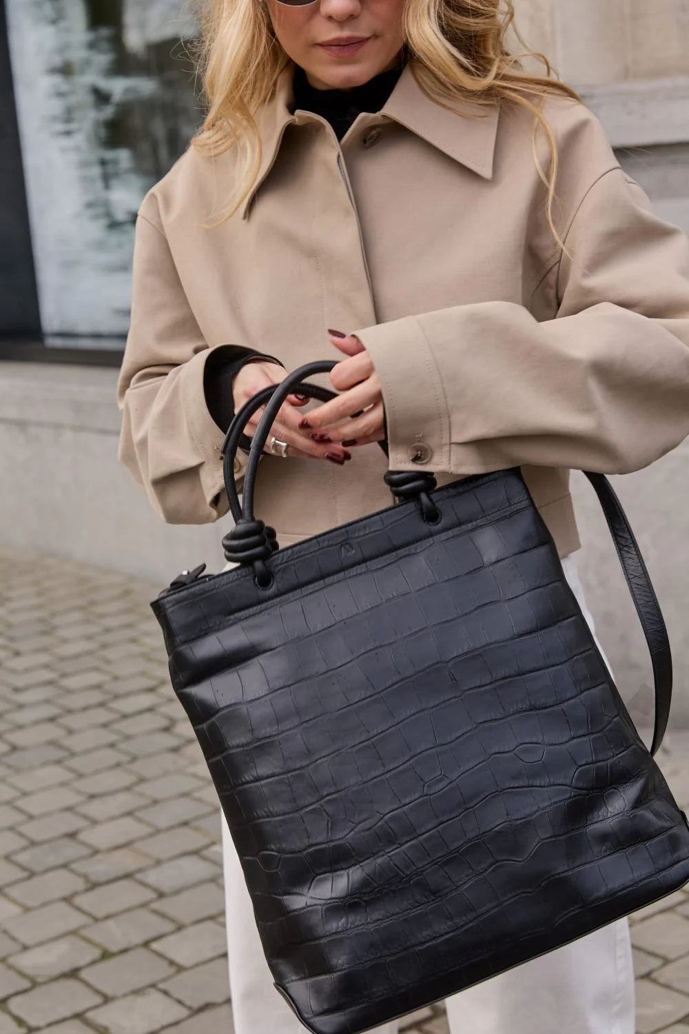 Loop - soft croco black - Image 4
