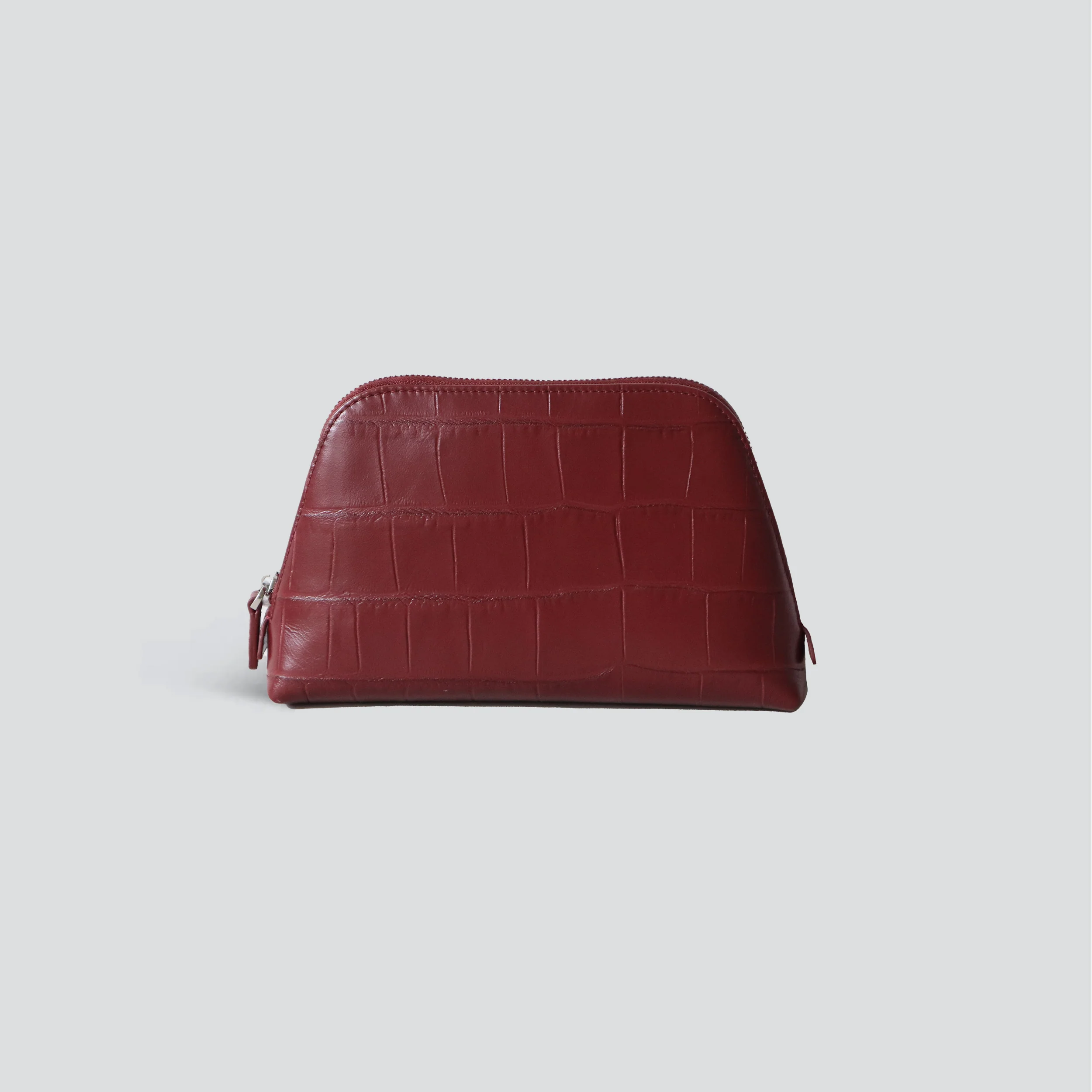 Makeup Bag - soft croco dahlia red - Image 2