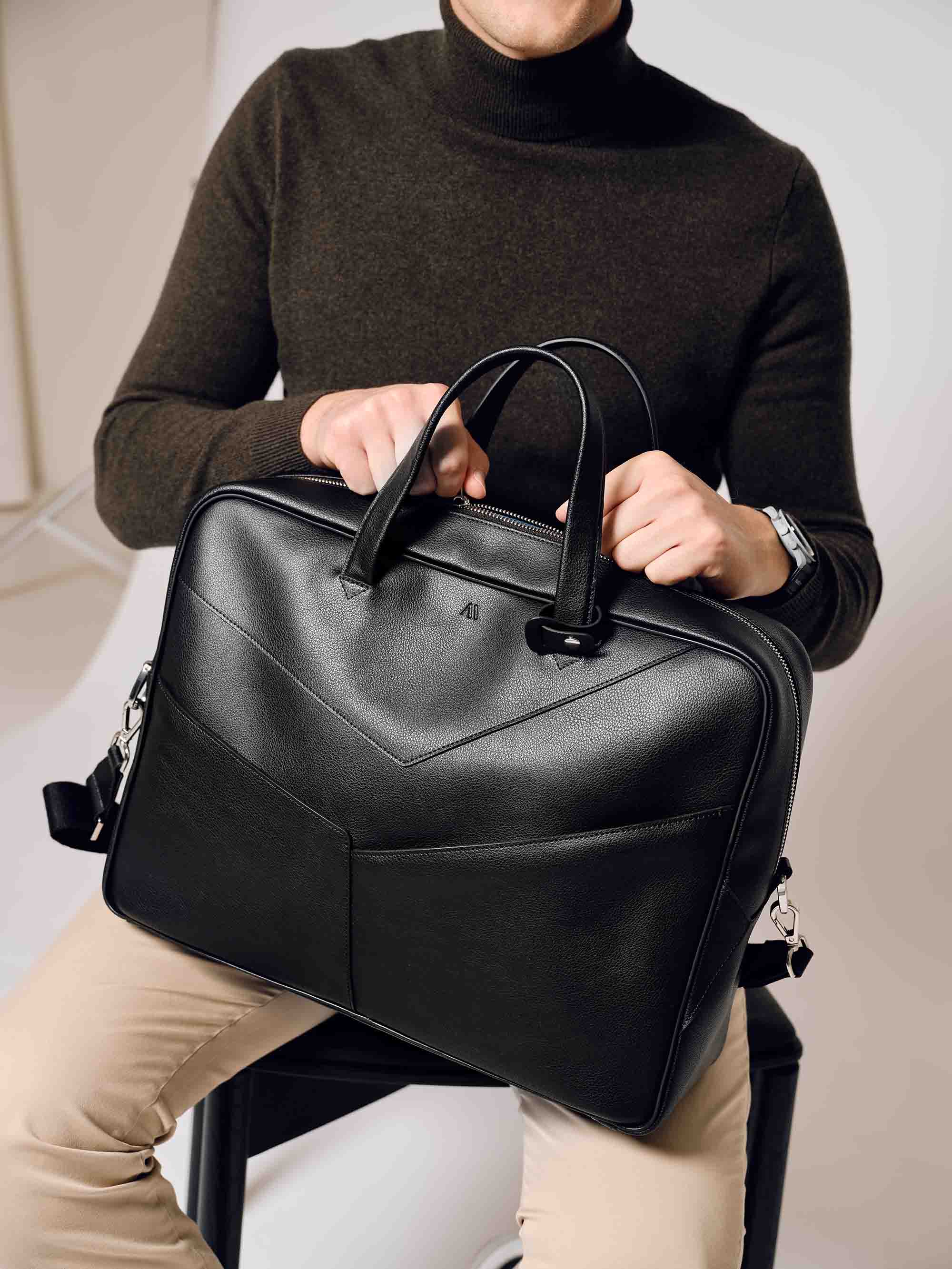 Men's Bowler - grain black - travel edition - Image 7