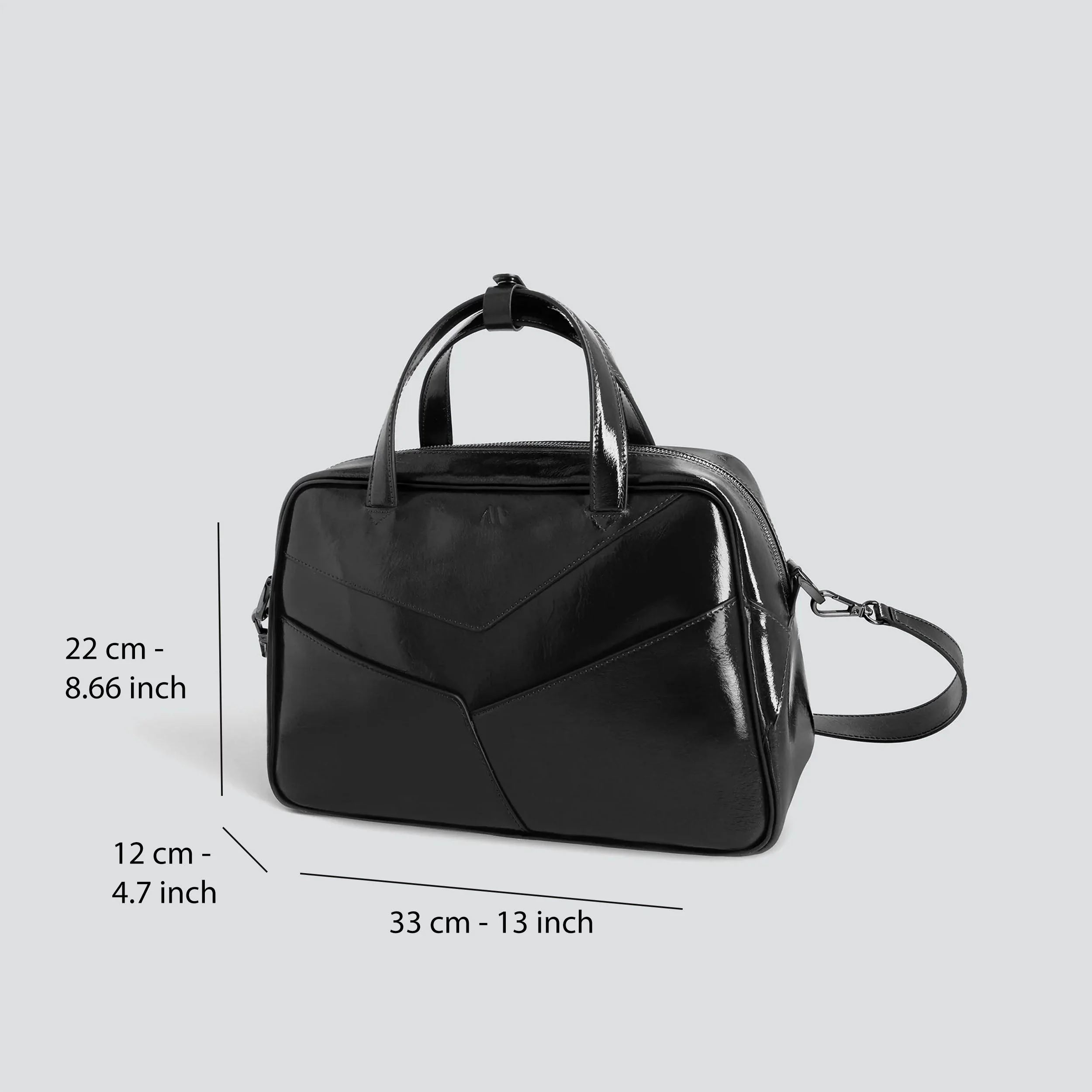 Midi Bowler - naplack black - Image 4