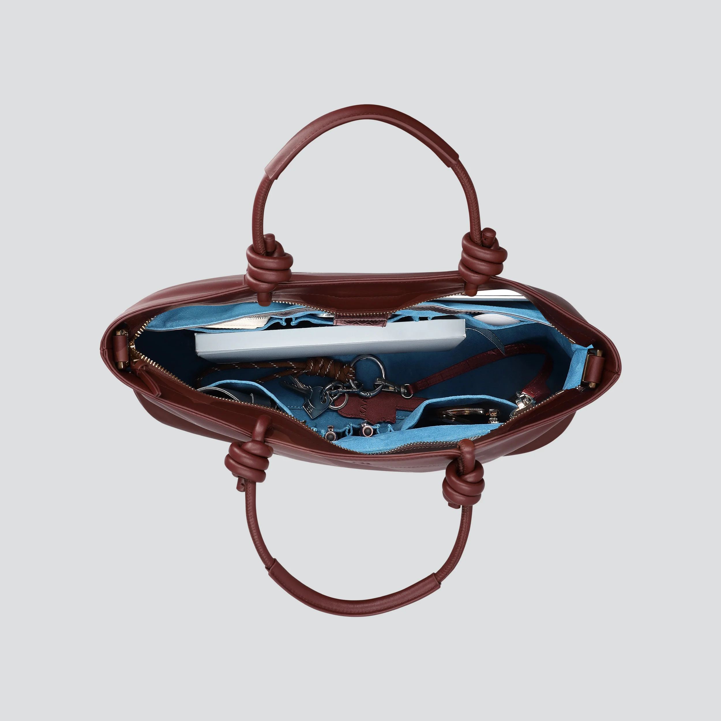 Midi Loop - nappa chestnut - Image 3