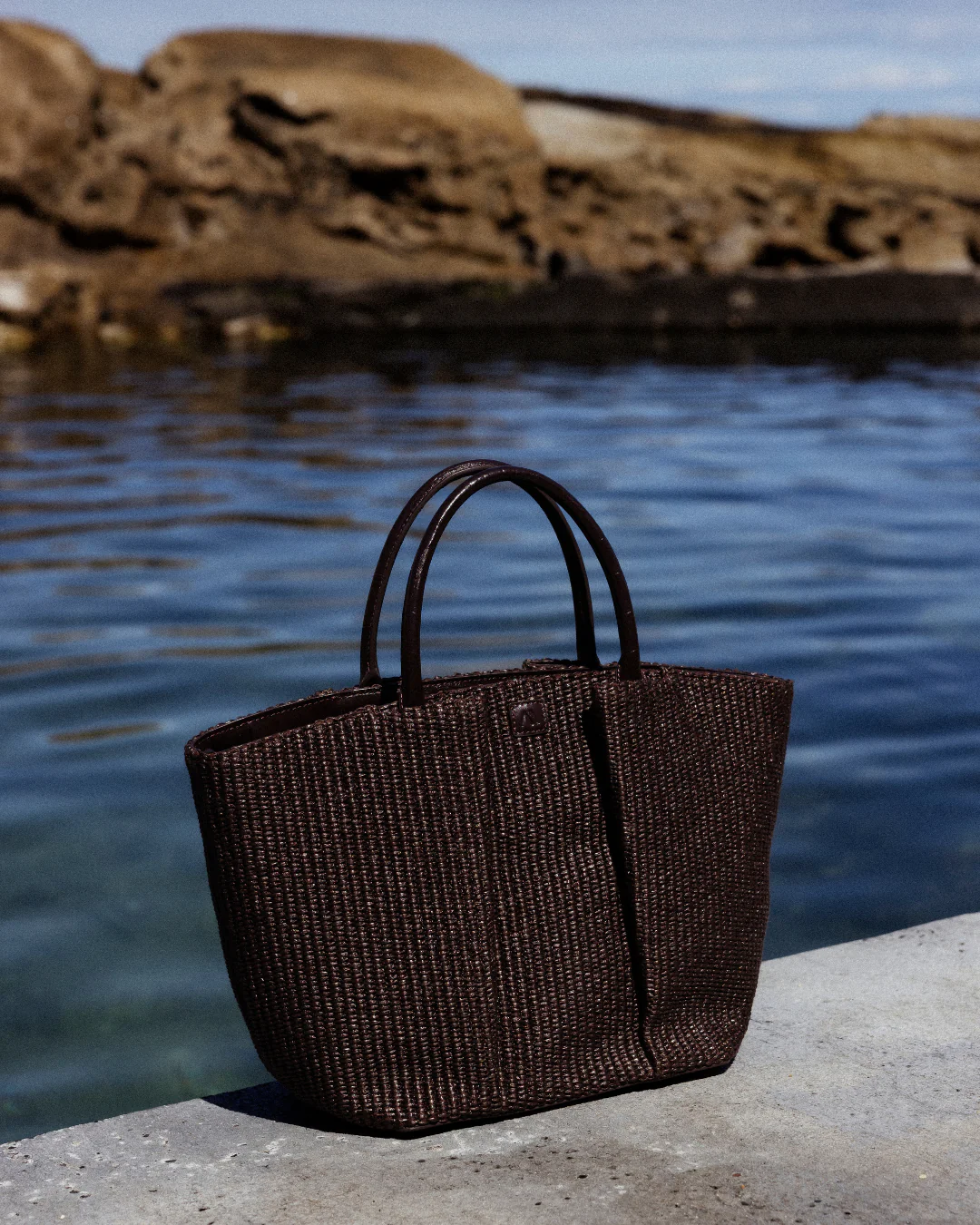 Mini Horizon - raffia dark brown - Image 5