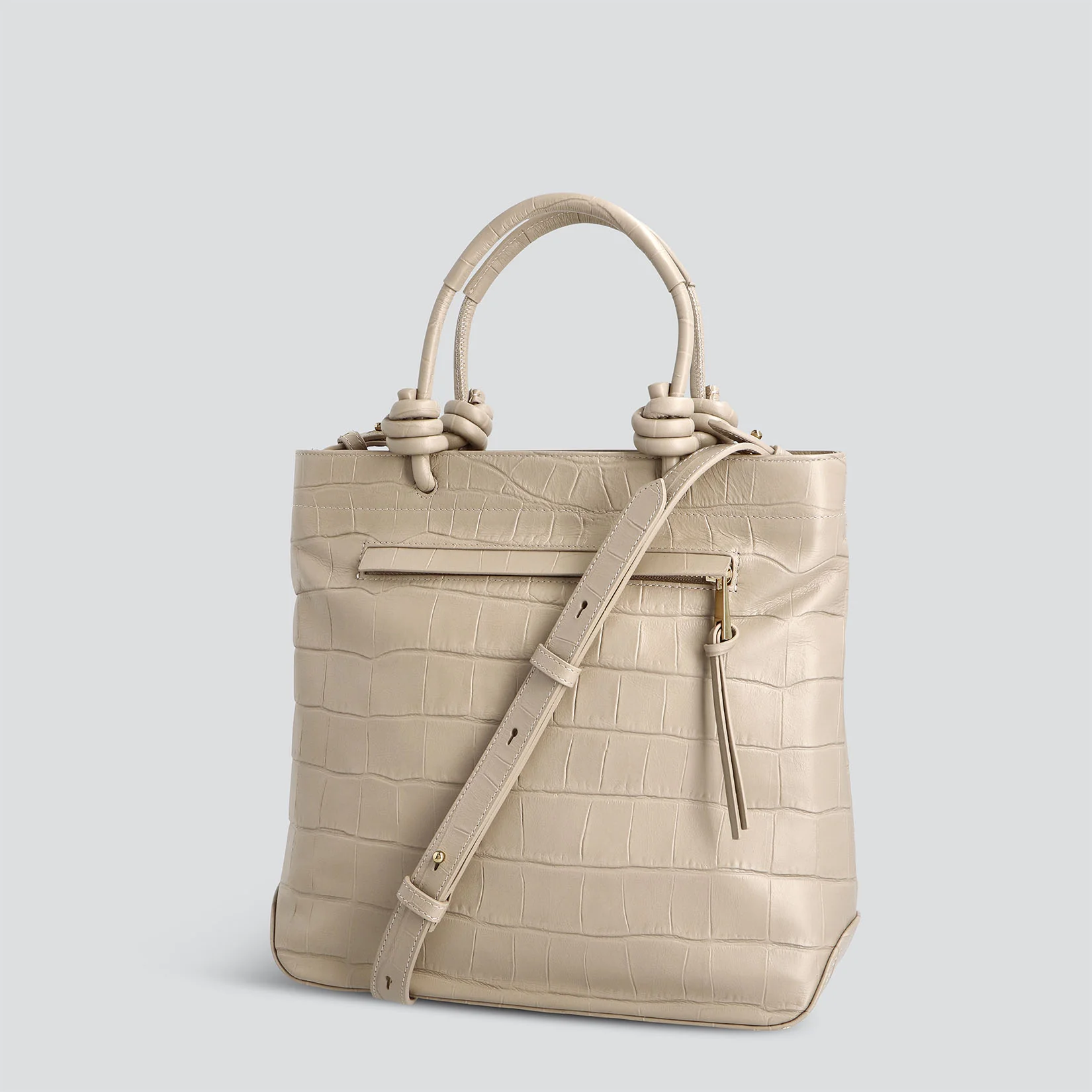 Mini Loop - soft croco clay taupe - Image 4