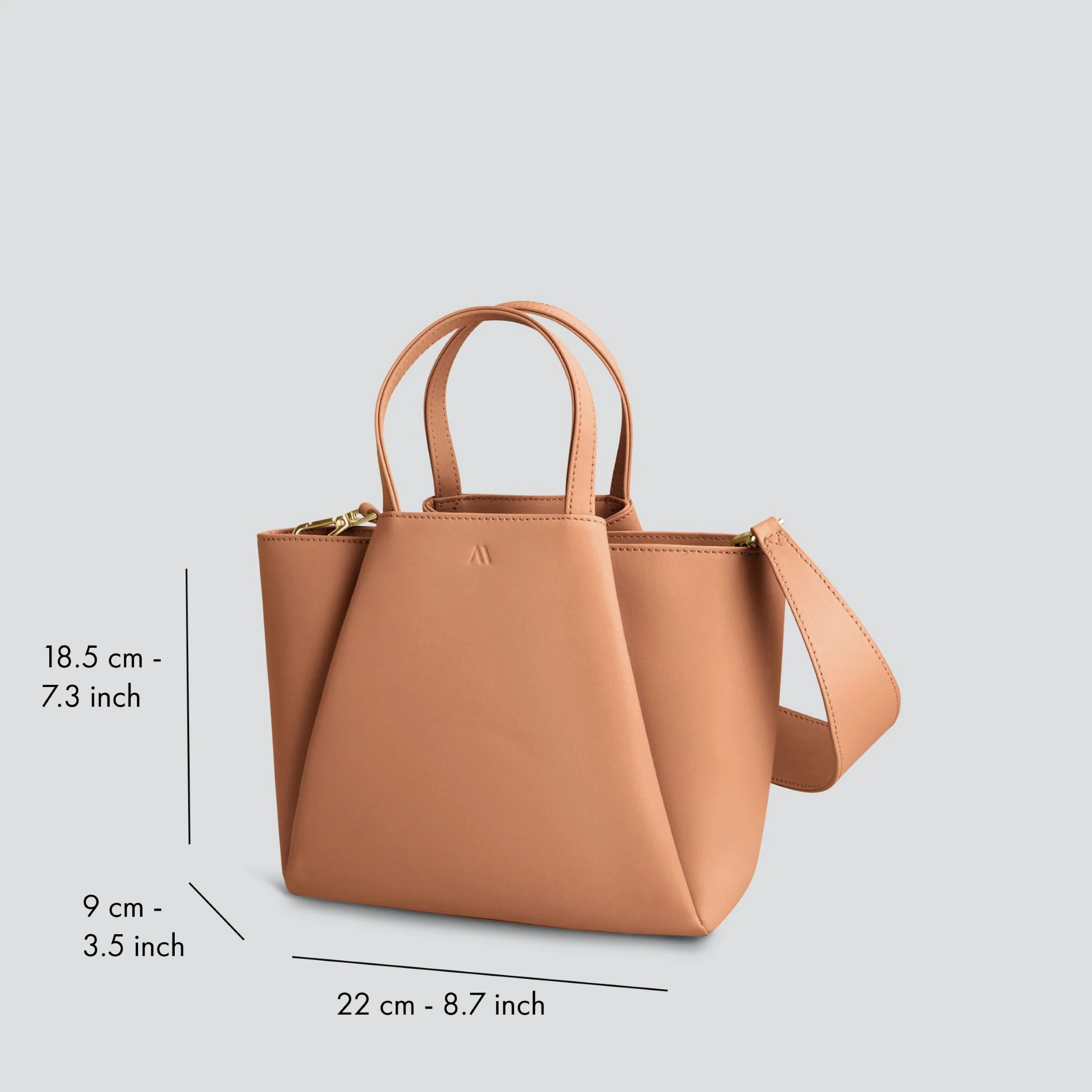 Mini Pyramid - almond brown - Image 3