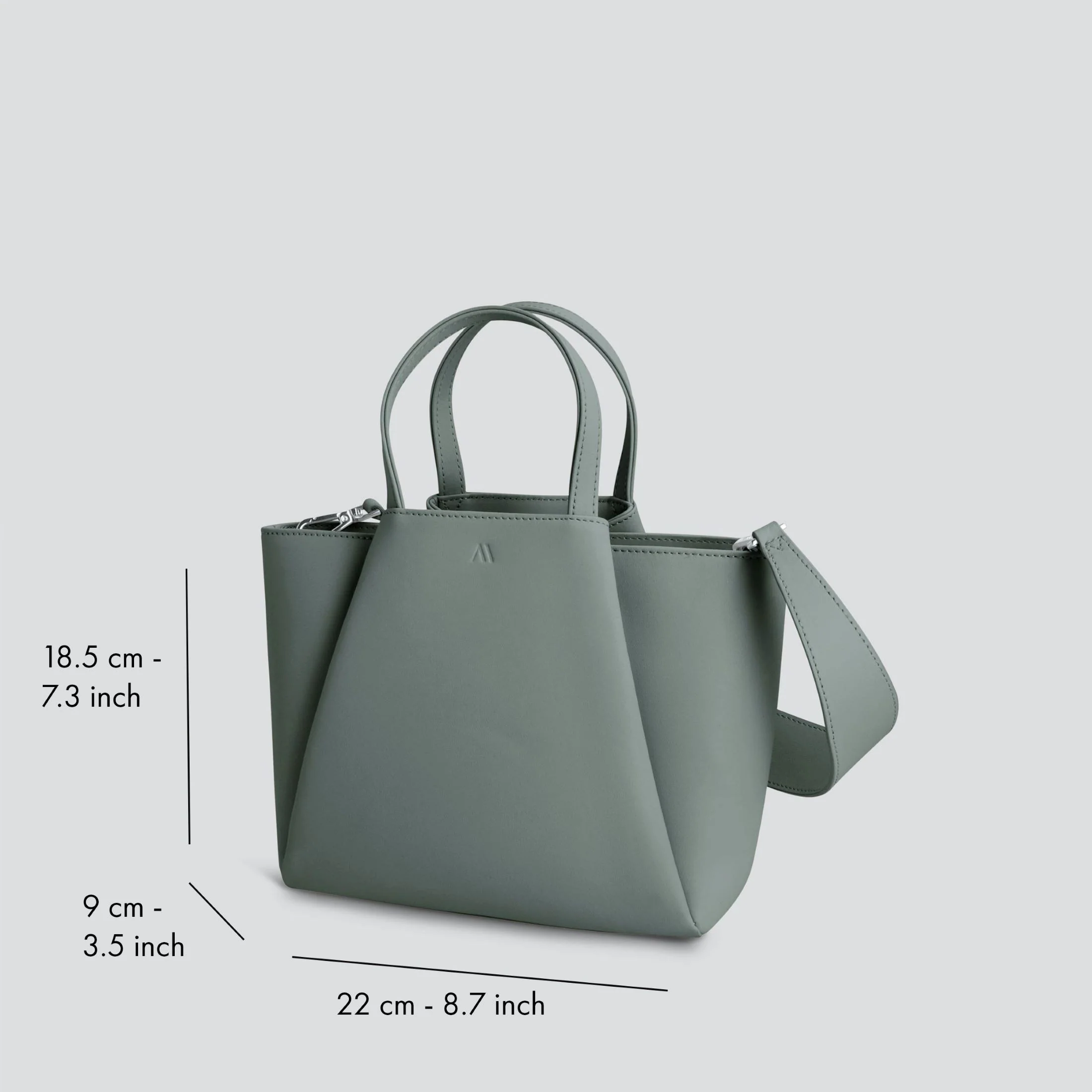 Mini Pyramid - grey green - Image 3