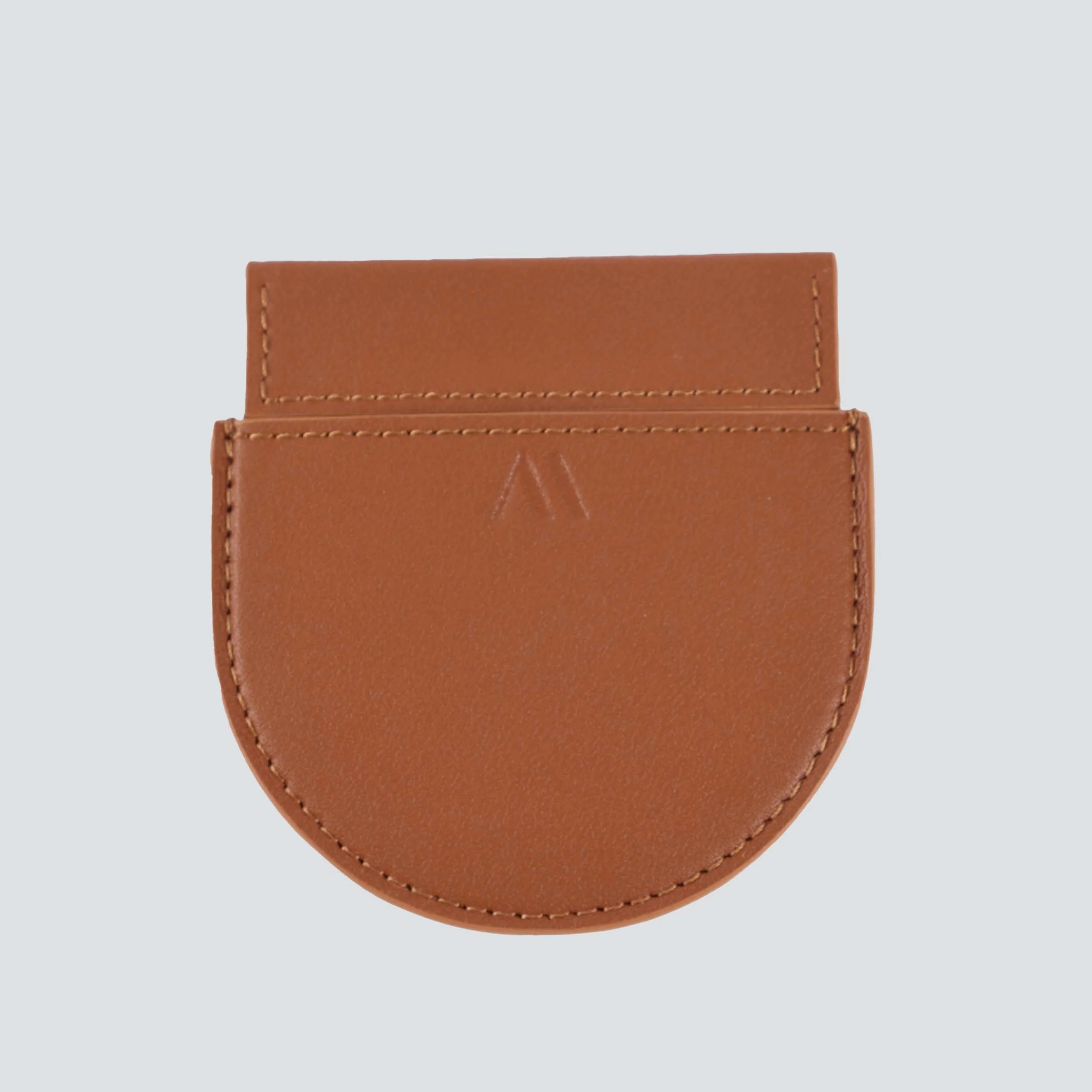 Pocket mirror Cognac