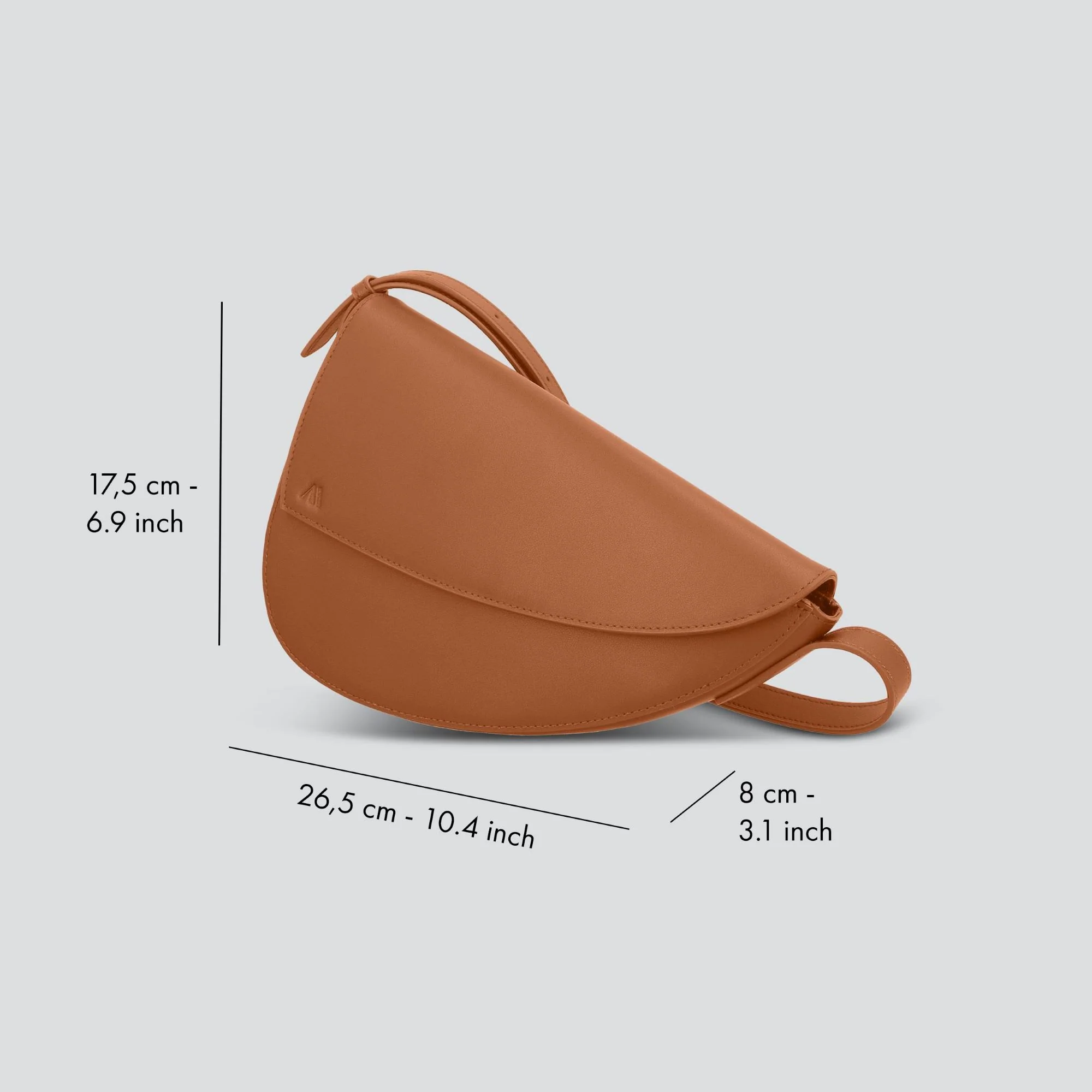 Rebel Cross Body - cognac - Image 3