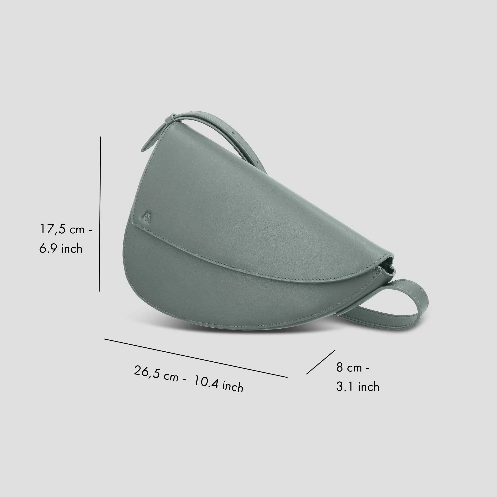 Rebel Cross Body - grey green - Image 4