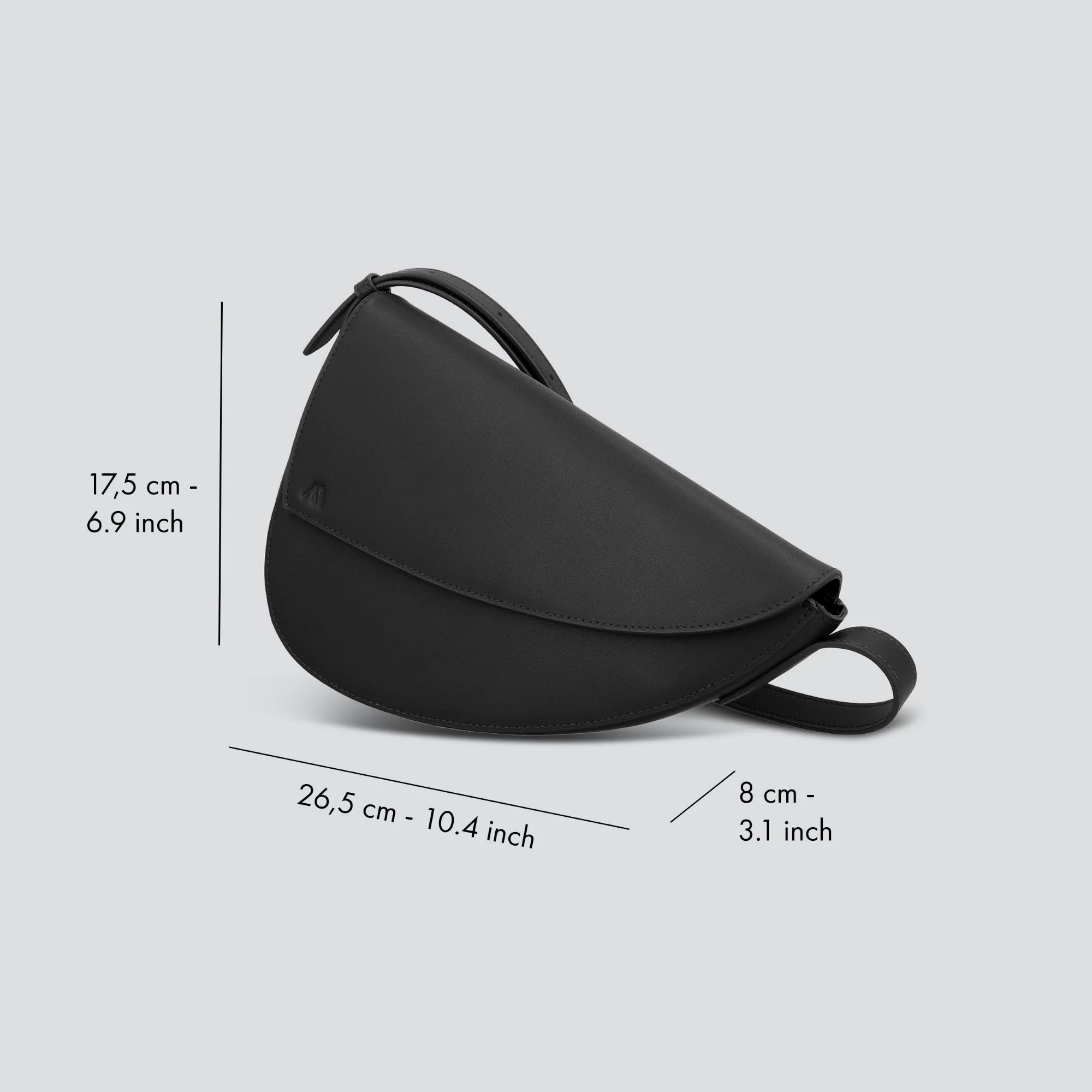 Rebel Cross Body  - soft touch black - Image 4