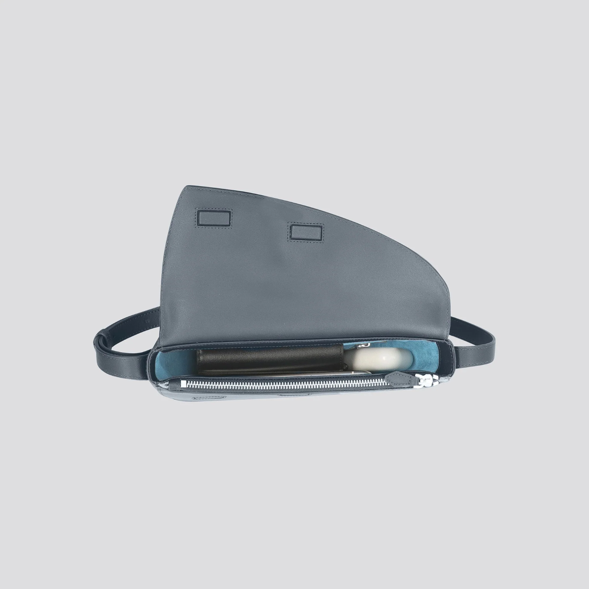 Rebel Cross Body  - soft touch steel blue - Image 2