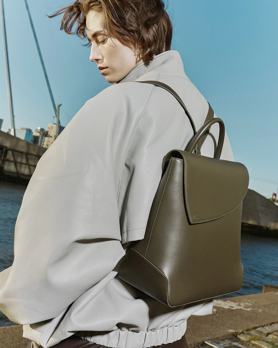 Rebel Mini Backpack - soft touch hunter khaki - Image 5