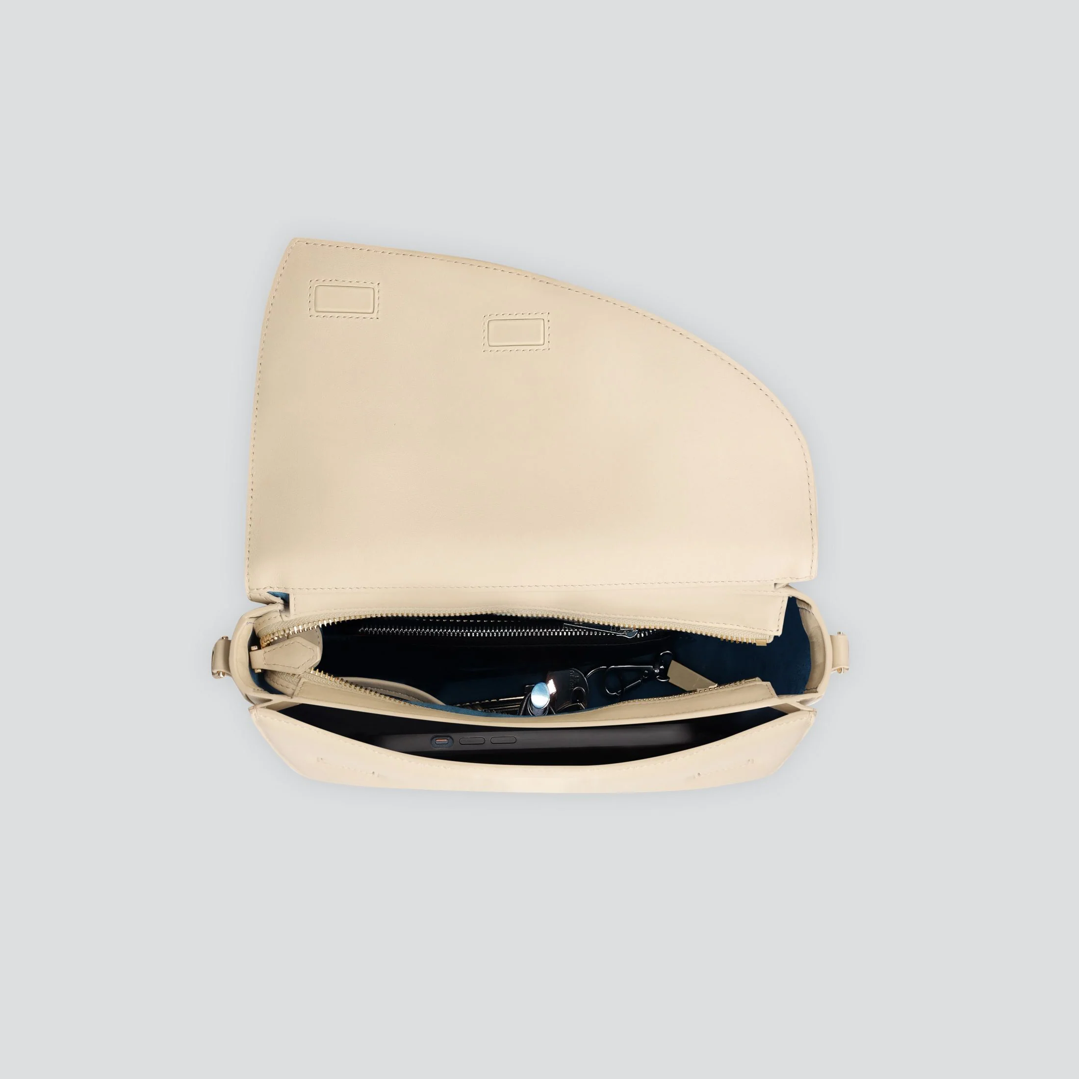 Rebel Saddle Bag - soft touch cream - Image 2