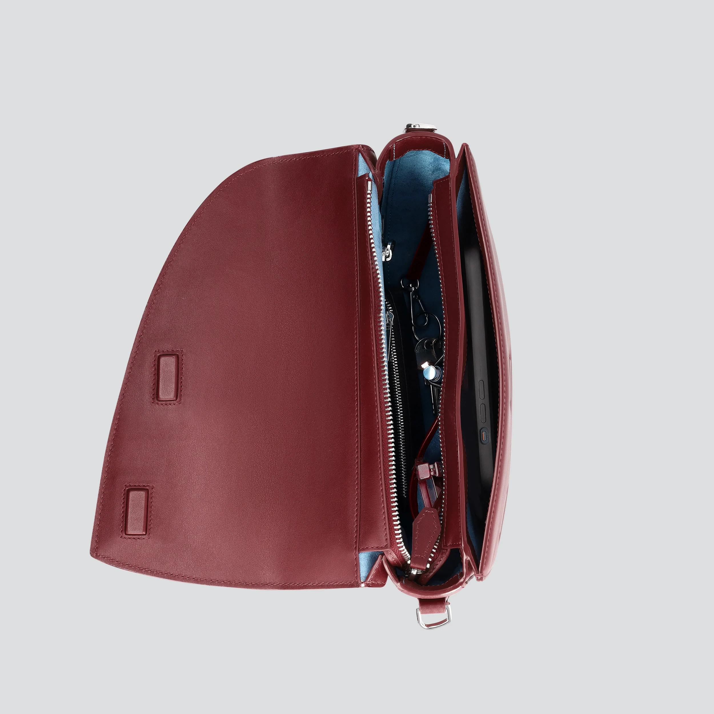 Rebel Saddle Bag - soft touch dahlia red - Image 3