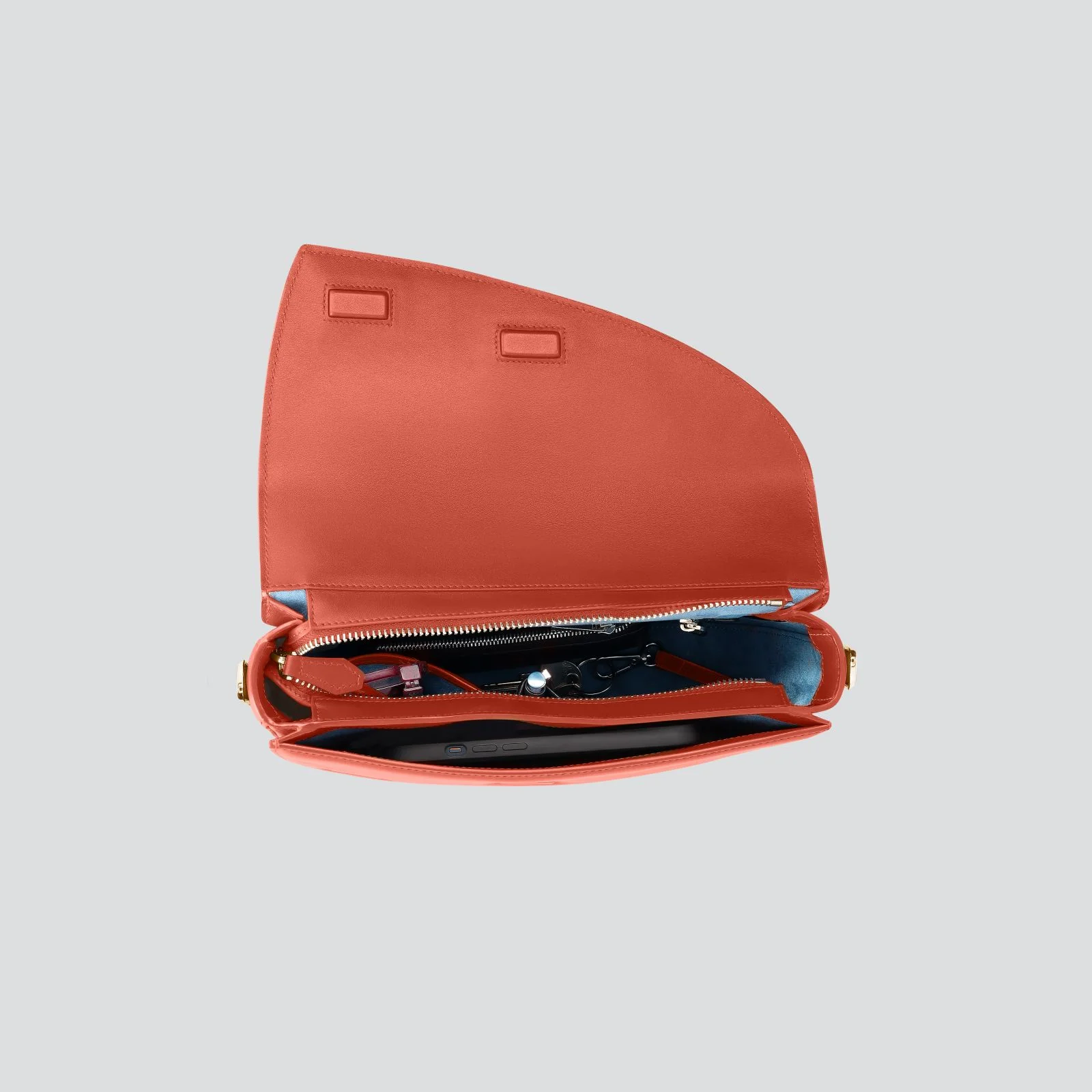 Rebel Saddle Bag - soft touch terracotta - Image 3